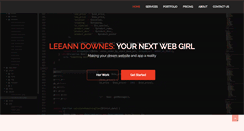 Desktop Screenshot of leeanndownes.com