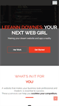 Mobile Screenshot of leeanndownes.com